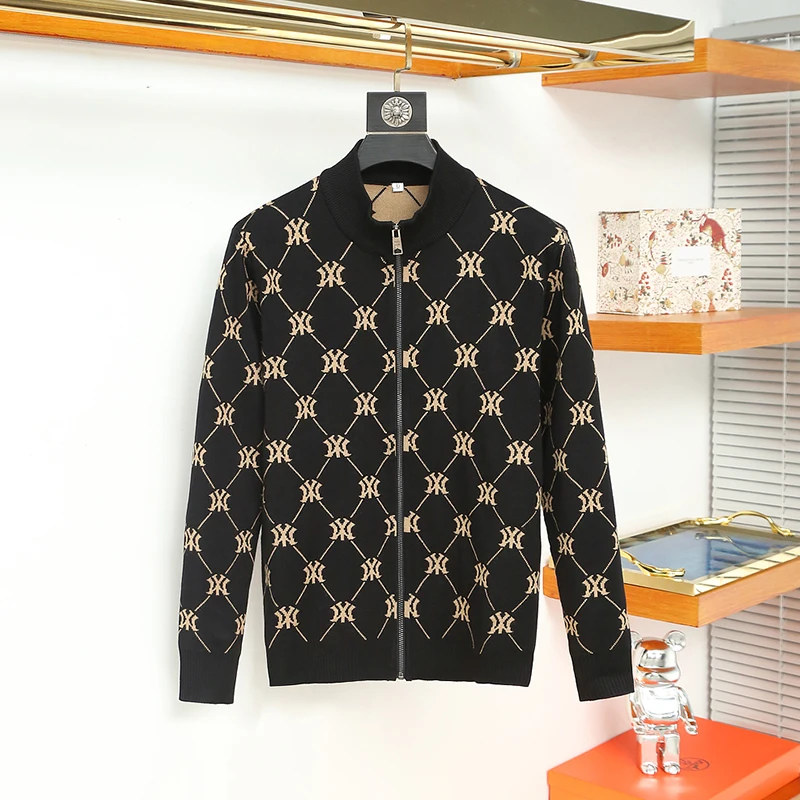 2023 Men's Luxury Print Bomber Jackets Casual Sport Baseball Uniforms Man Tops Brand Outwear Sweater Coats Male Streetwear