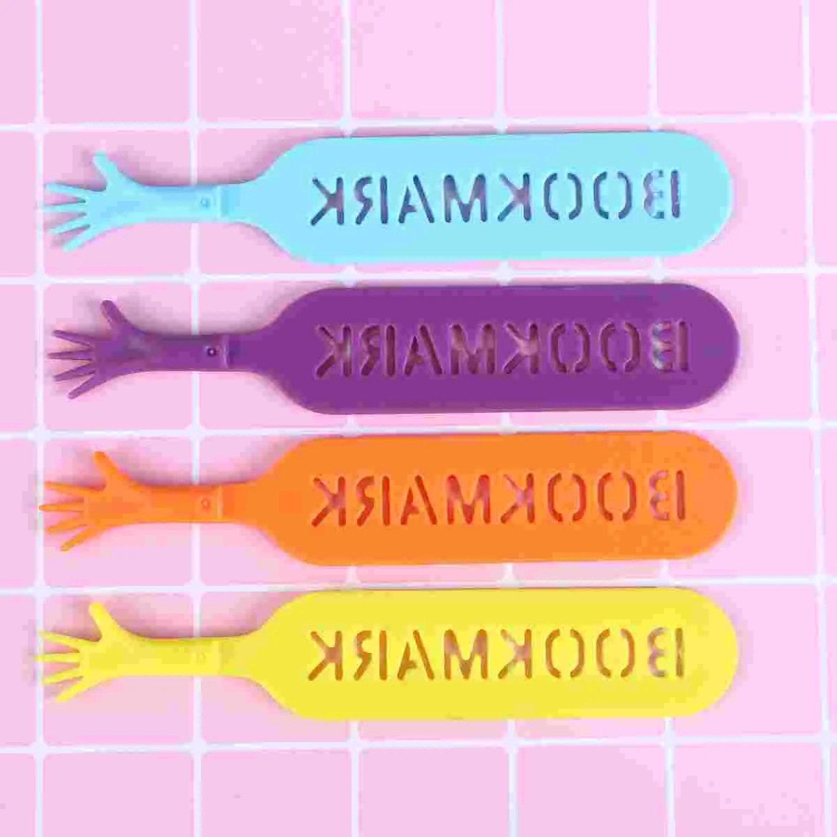 

4Pcs Funny Help Me Bookmark Page Note Stationery Novelty Marker Study Supplies for Book Readers Students Office Workers