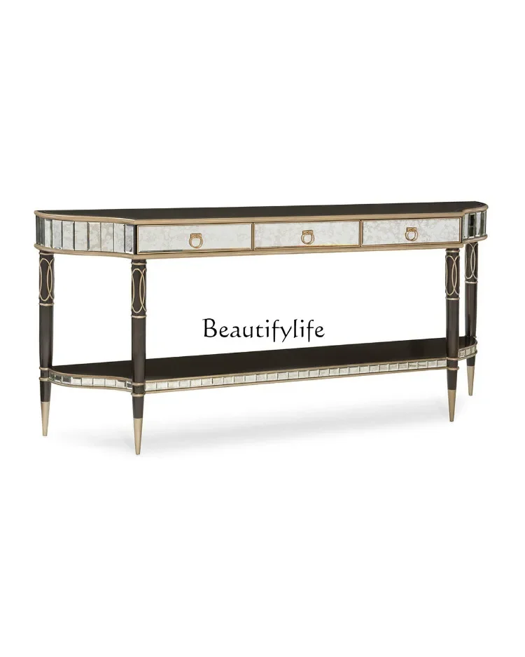 

pg45Nordic Mediterranean Console Tables Multi-Function Locker Console Table
