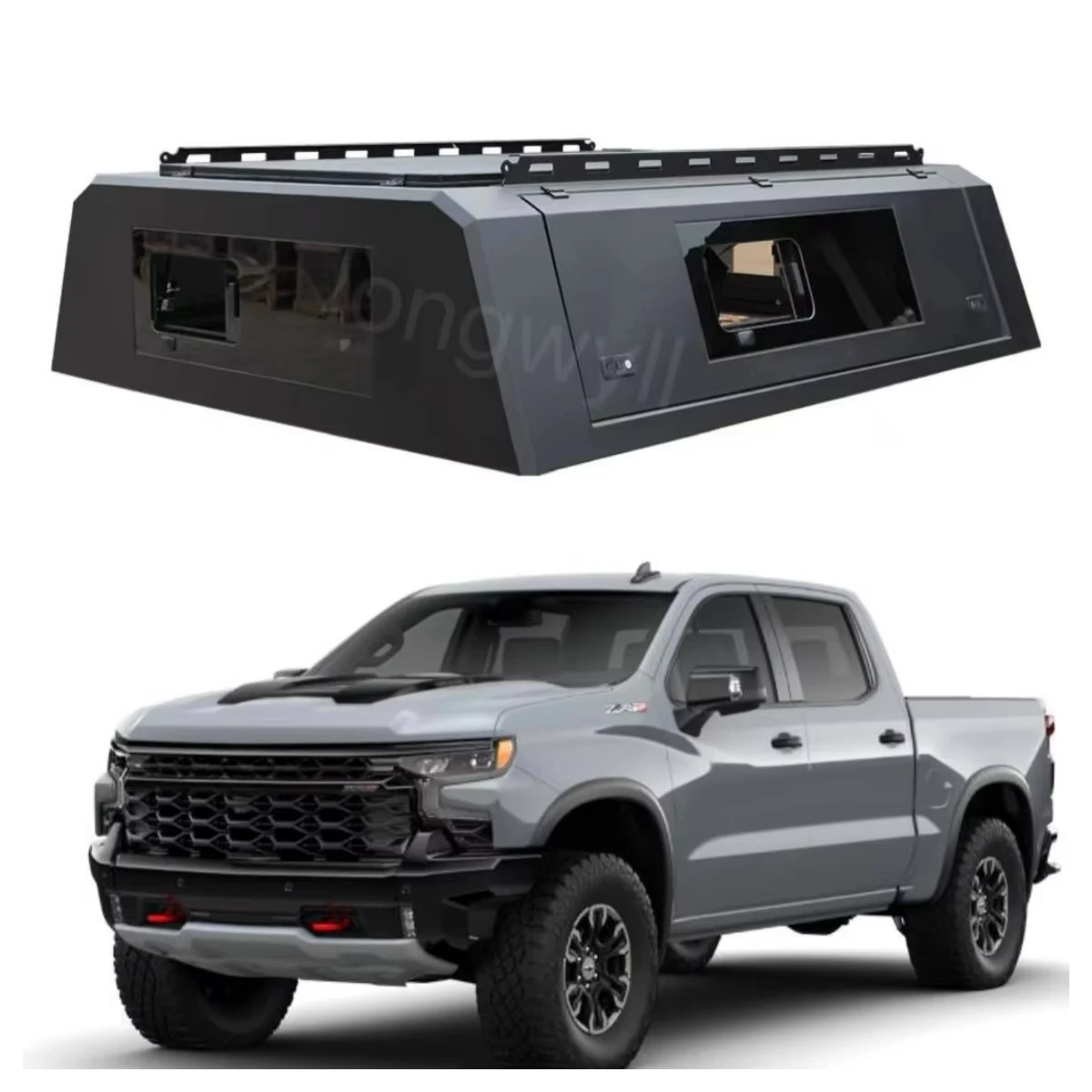 

Customized Hard Aluminum Alloy Shell for Silverado Land Cruiser Waterproof Camper Smart Cap Sports Key Lock