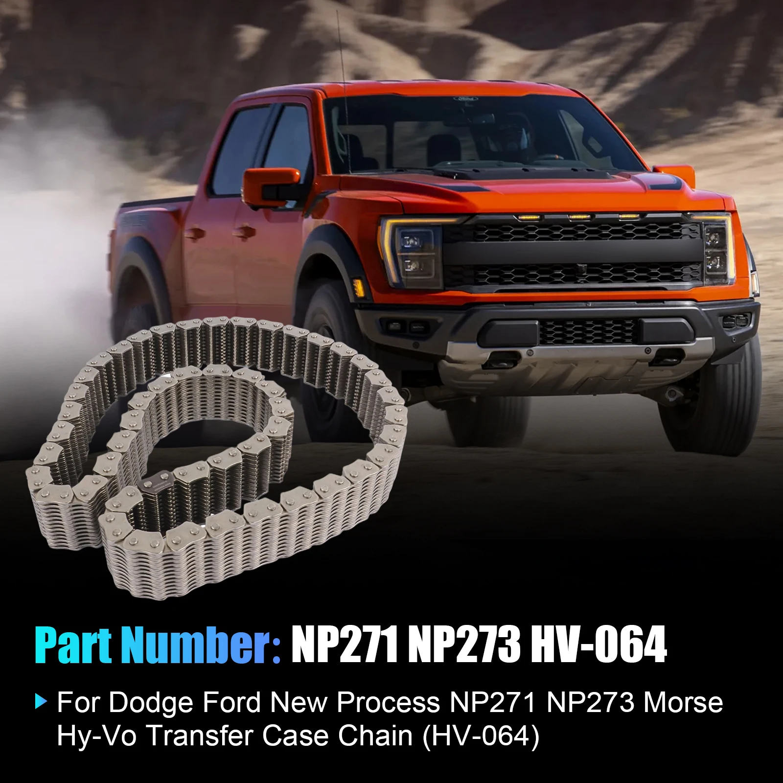 1 Pcs For Dodge Ford New Process NP271 NP273 Morse Hy-Vo Transfer Case Chain Part Number: NP271 NP273 HV-064