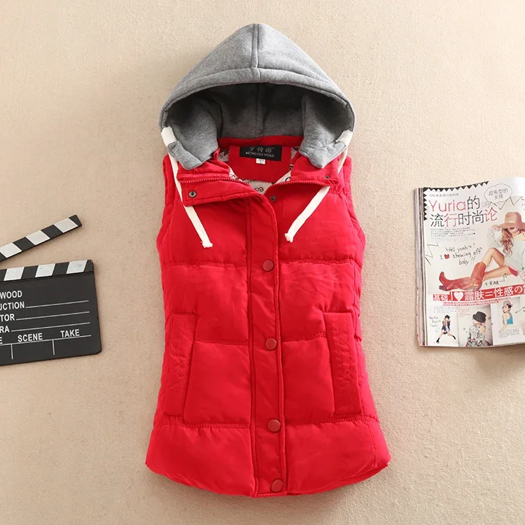 2018New Hot selling M-4XL 8 colors top female casual jacket down cotton vest outerwear Girls all-match sexy Coat Cheap wholesale