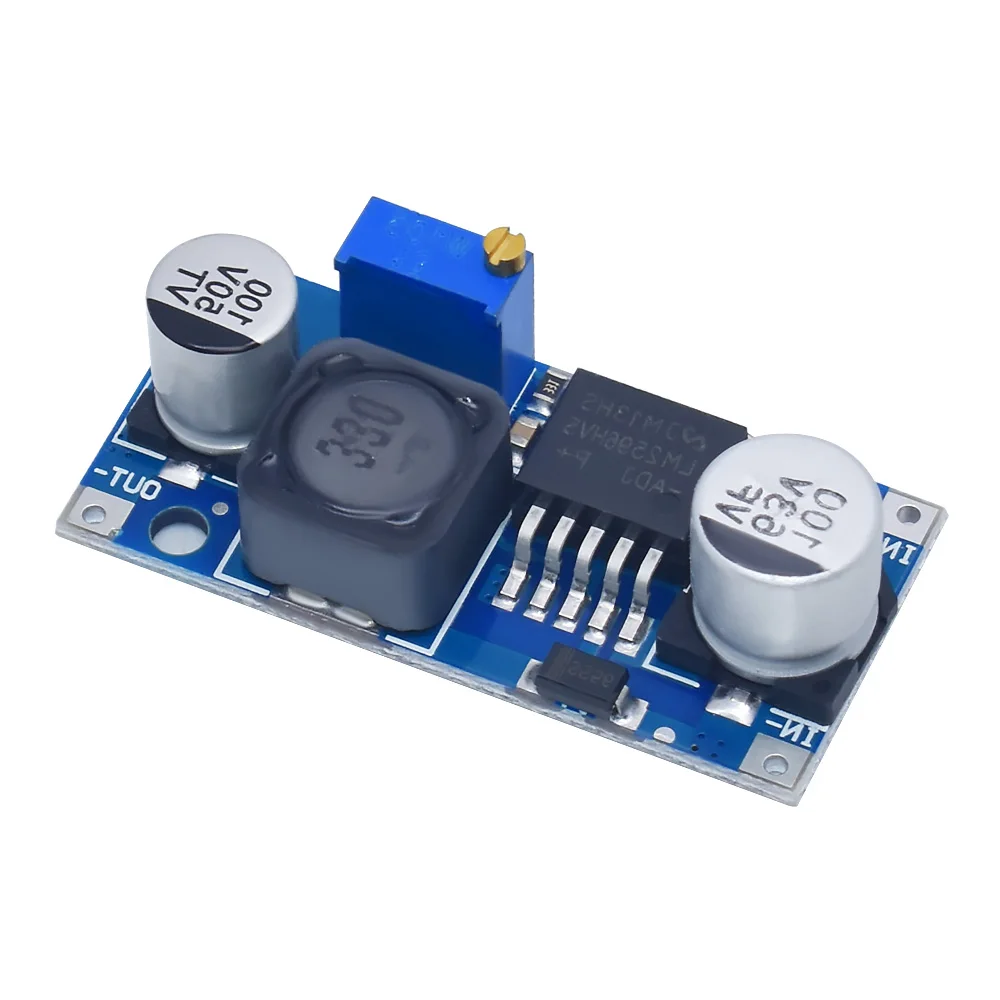 WAVGAT LM2596HVS LM2596 HV LM2596HV DC-DC regulowany przekształtnik Buck moduł zasilania 4.5-50V do 3-35V Urrent ograniczenie — zdjęcie 5