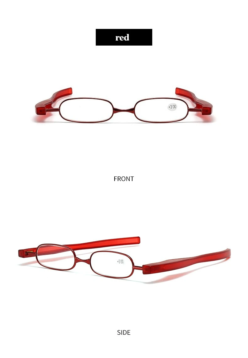 360 Grad drehbare Lesebrille mit faltbarer und tragbarer, ultraleichter Lesebrille für Menschen mittleren Alters und ältere Menschen – Detail 13