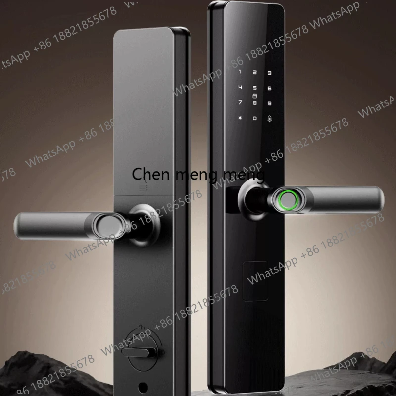 

Semi-automatic fingerprint lock household anti-theft door facial recognition smart door lock entry door