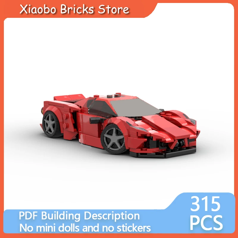 

City Car Speed Championer Model MOC Building Bricks Formula Racing Modular Technology Gifts Holiday Assemble Children Toys Suit