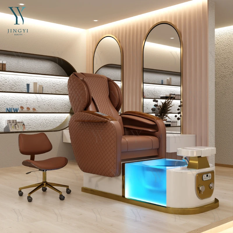 

Unique Luxury Design Hand Massage Nail Spa Pedicure Sofa Electric Foot Massage Lounge Spa Pedicure Chairs for Salon