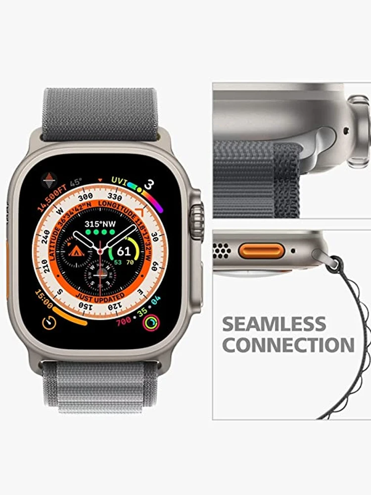 Straps for Apple watch Ultra Band 49mm 46mm 45mm 44mm 40 41 42mm Alpine loop belt bracelet correa iwatch series 9 8 7 SE 6 5 10