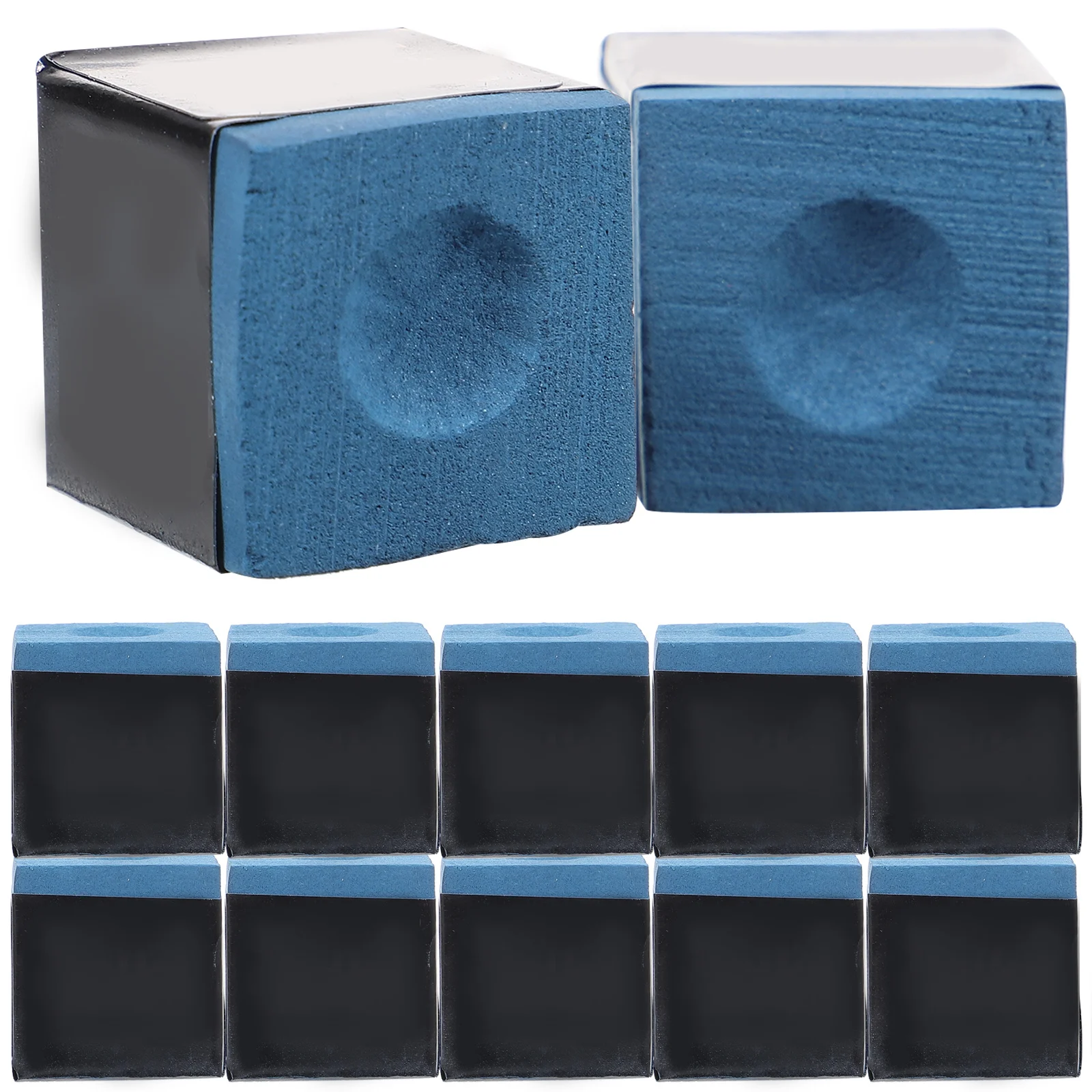 

24 Pcs Cue Chalk Cubes Powdered Chalk Cubes For Pool Cue Table Accessories for Sticks Billiards Snooker Training Match