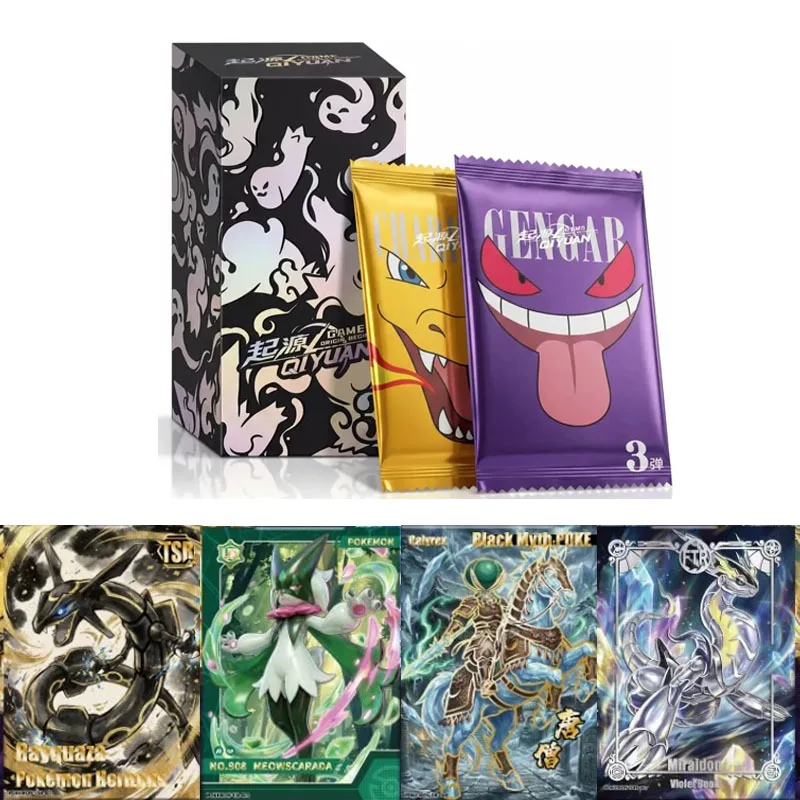 original-origin-×-elf-collection-pack-vol3-charizard-pikachu-eevee-anime-character-peripheral-collection-card-holiday-gift
