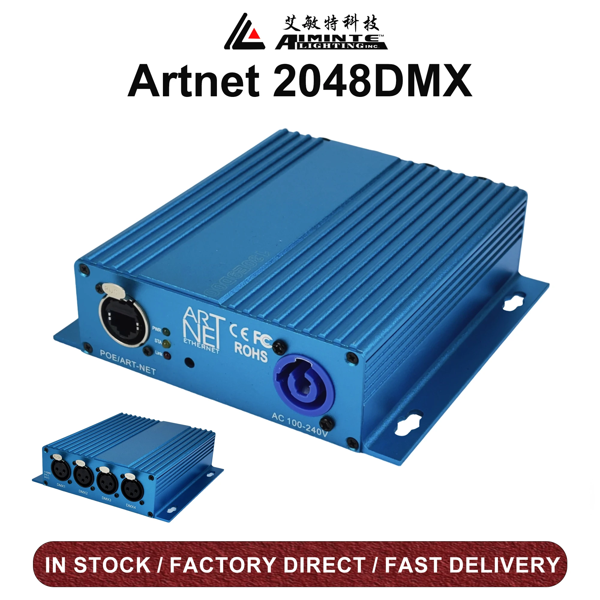 4 Universe MA2/MA3 X Bridge Power Over Ethernet 2048 АртНет-DMX512 контроллер АртНет-DMX диммер для дискотечного и сценического освещения