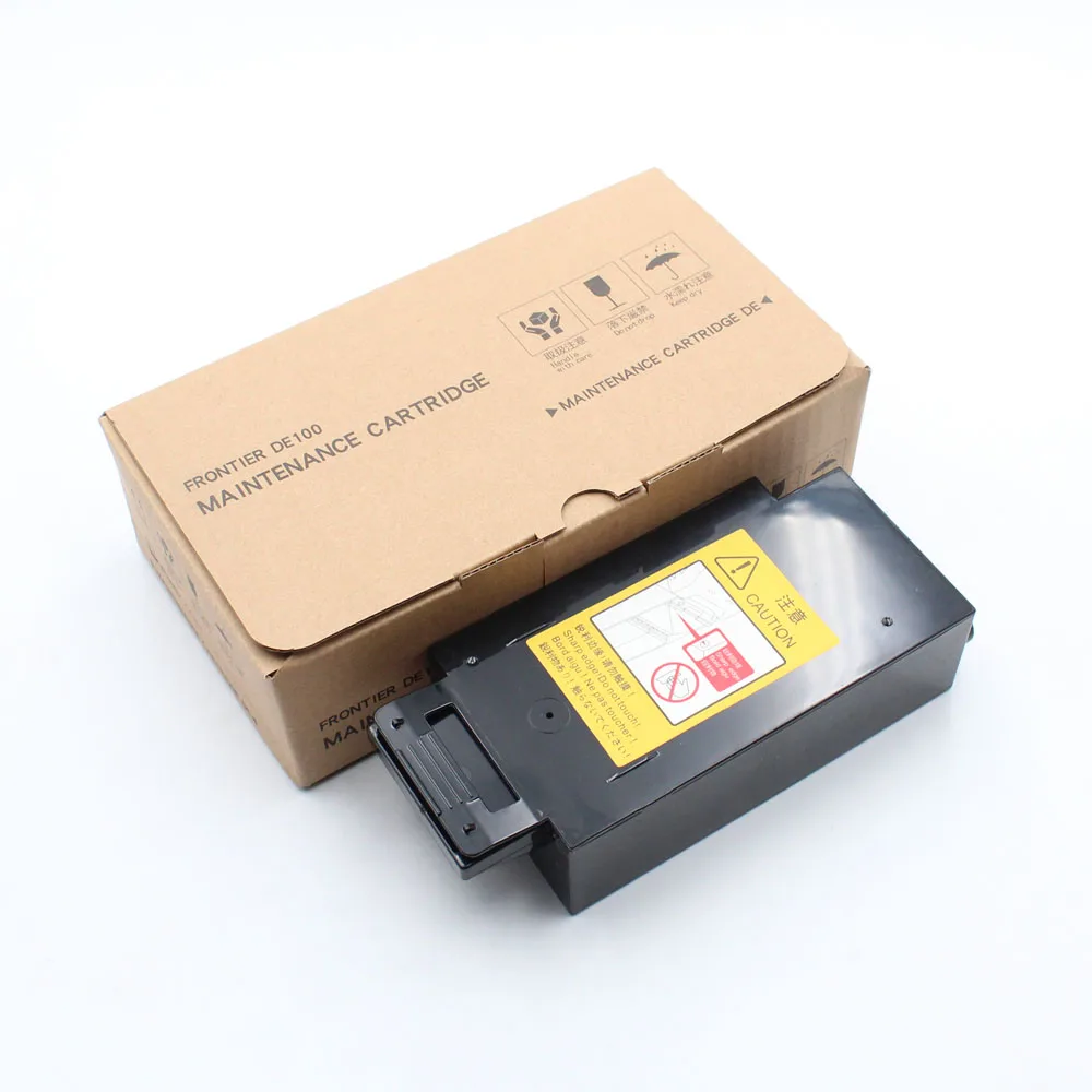 DE100 Compatible Waste Ink Maintenance Tank With Chip For Fuji FILM Fujifilm DE100 DE 100 Printer Waste Ink Tank