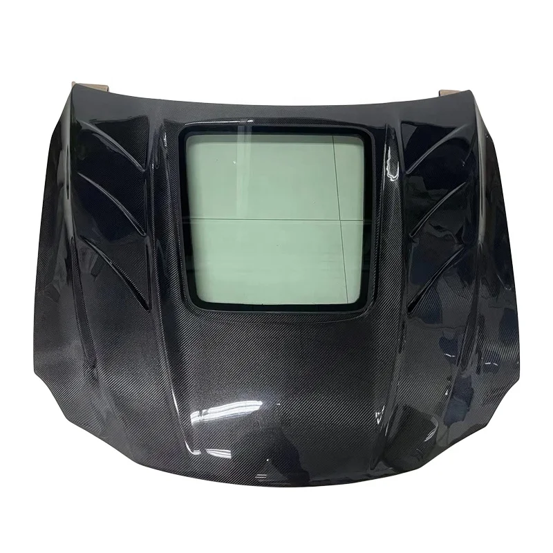 

Tom AutoEngine Hood Fireproof Covers Car Carbon Fiber for Lexus IS IS200 IS250 IS350 2006-2012 Engine Hood
