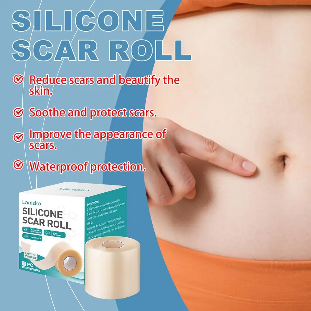 Hot Silicone Gel Scar Sheet Patch Treatment Removal Acne Skin Trauma Ear Tape Scar Burn Repair Cover Wound Section Protecti A3T6
