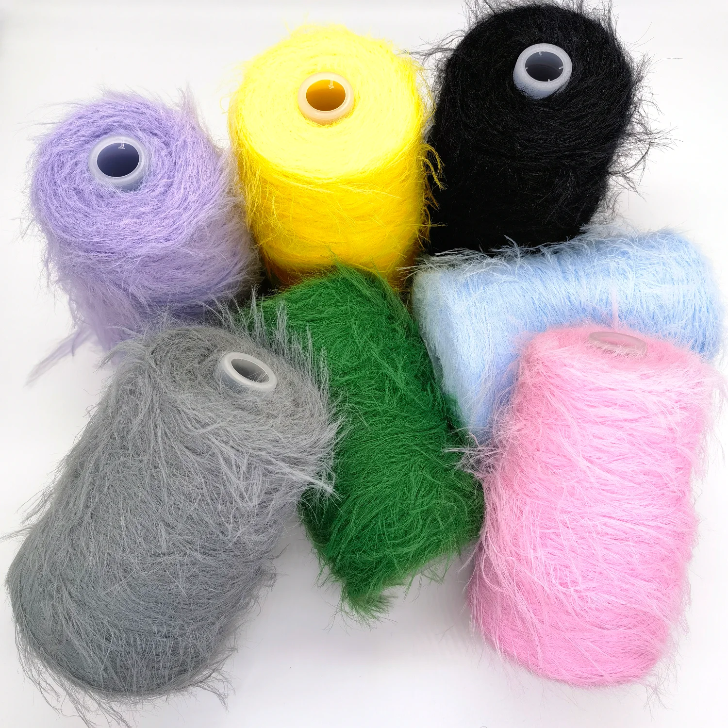 500g 4cm Long Plush Yarn for Crochet Yarn Puffy Yarn Fancy  Knit sweater gloves hat scarf  factory dirct sales