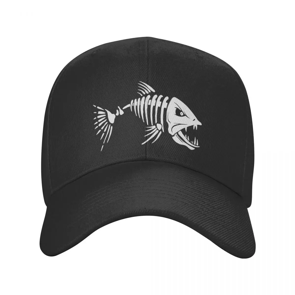 Fashion Fish Bone Fishing Skeleton Baseball Cap Women Men Adjustable Dad Hat Sun Protection Snapback Caps