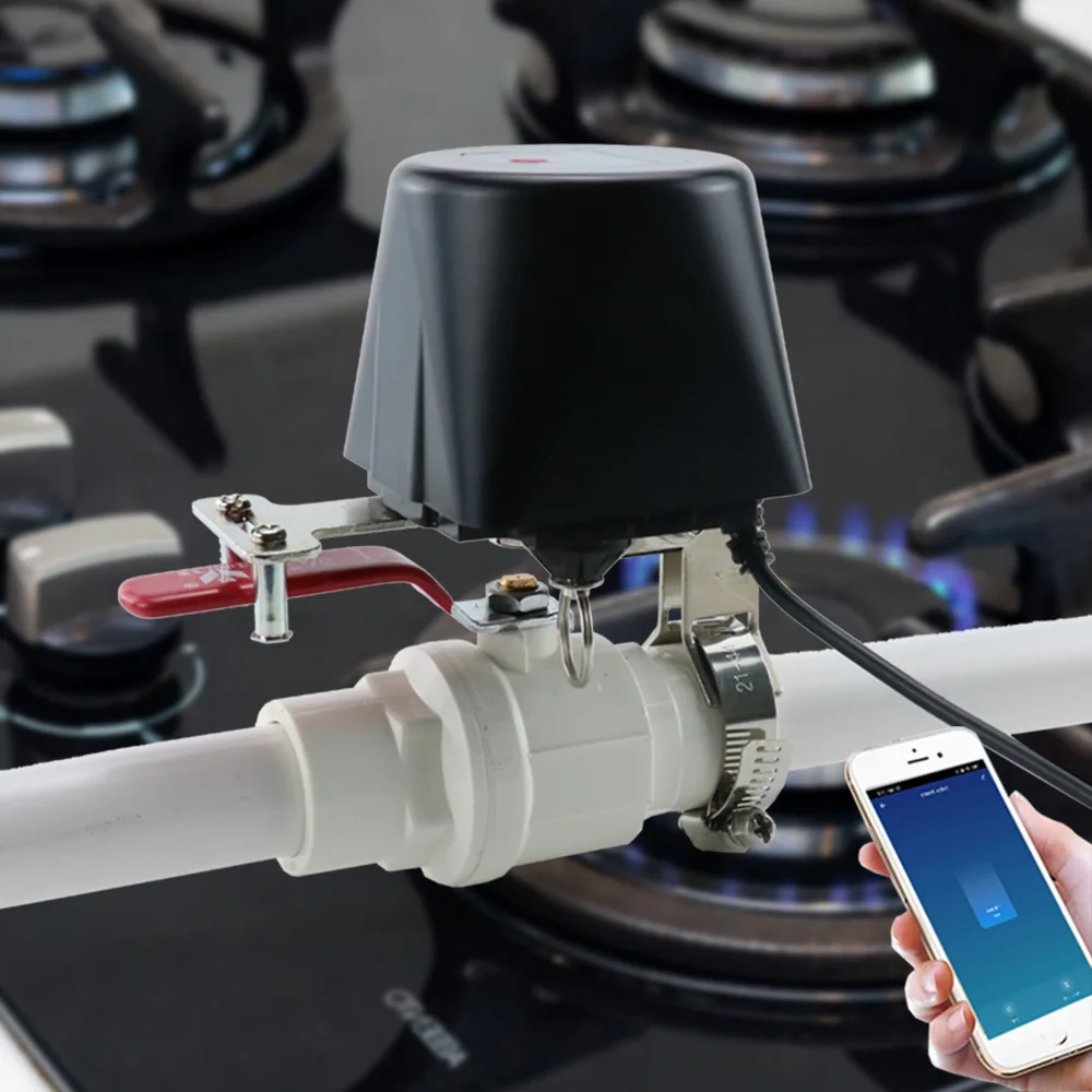

Graffiti ZigBee Intelligent Manipulator Electric Water and Gas Valve Intelligent Controller APP Remote Timing Wireless Opening