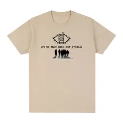 20th century boys Let Us Take Back Our Symbol naoki urasawa Vintage T-shirt Cotton Men T shirt New Tee Tshirt Womens Tops