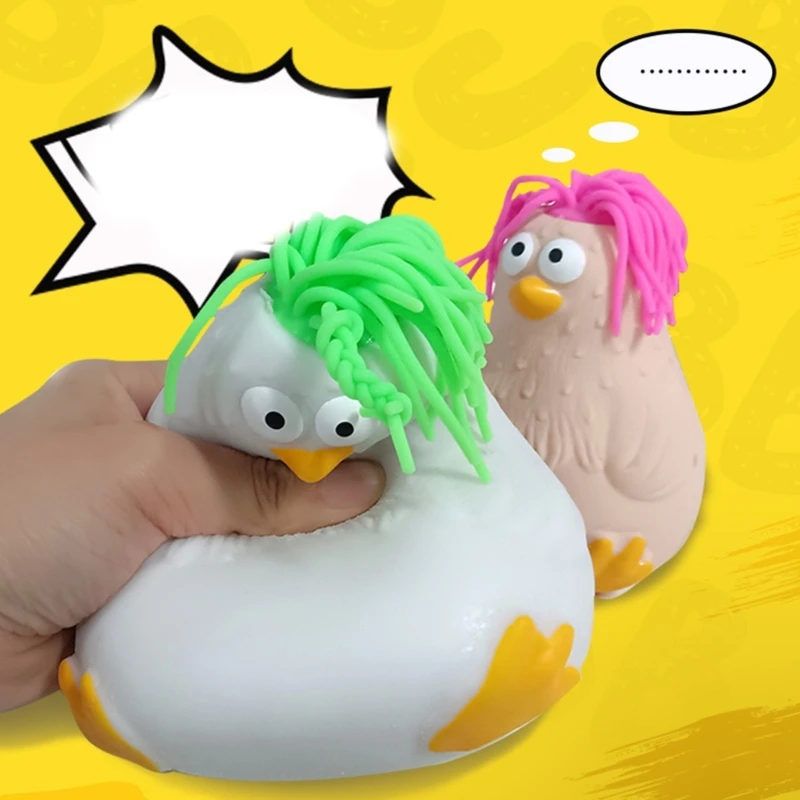 Squeeze Chicken Toy Squeezable Toy Stress Relief Stress Toy Office Presente adulto