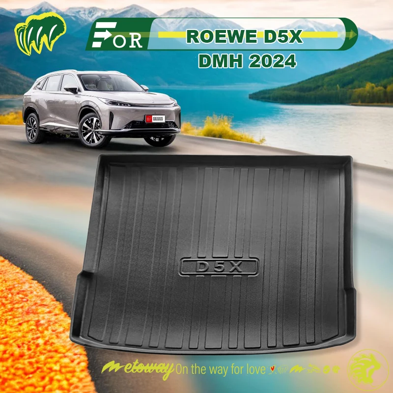 

For ROEWE D5X DMH 2024 Custom Fit Car Trunk Mat All Season Black Cargo Mat 3D Shaped Laser Measured Trunk Liners