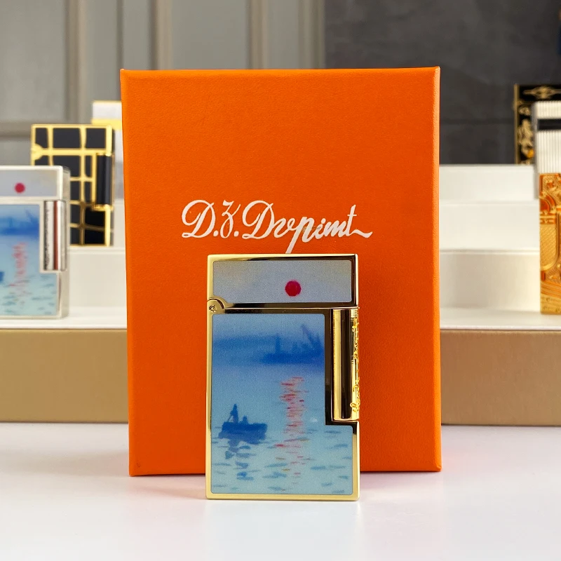 Neues Vintage-Feuerzeug mit hellem Klang, Messingschale, winddichtes Gasfeuerzeug für Zigaretten-Männergeschenk