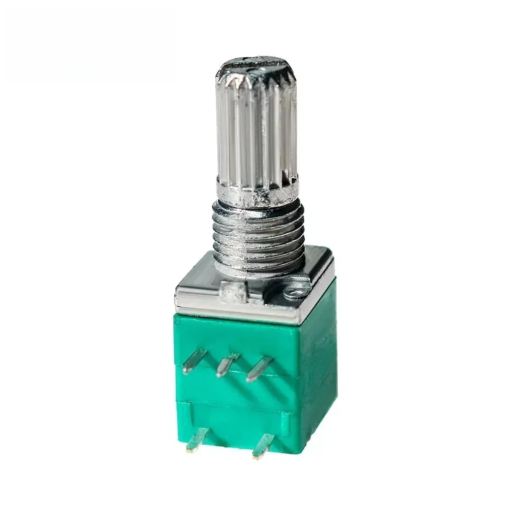5PCS RK097G 5Pin 15mm Rotary Potentiometer 5K-100K Audio Taper Volume Control for Stereo Amp Repair