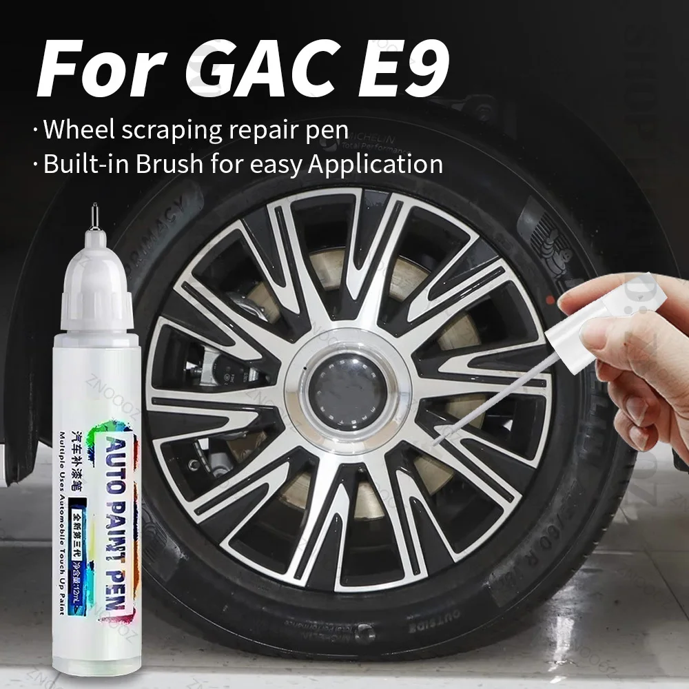 

Для GAC E9 Touch Up Paint Wheel Repair Kit Быстрая и легкая краска для ремонта царапин на колесах Краска для ремонта колес автомобиля Серый Серебристый Черный