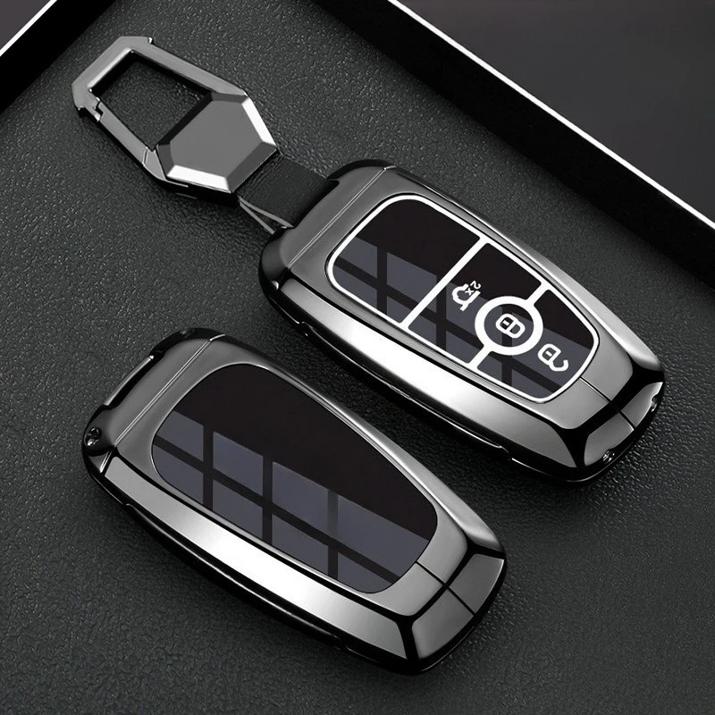 

Premium Zinc Alloy Key Cover Case for Ford Mondeo/Edge L/Explorer (2025) - Protective Key Fob Shell Keychain