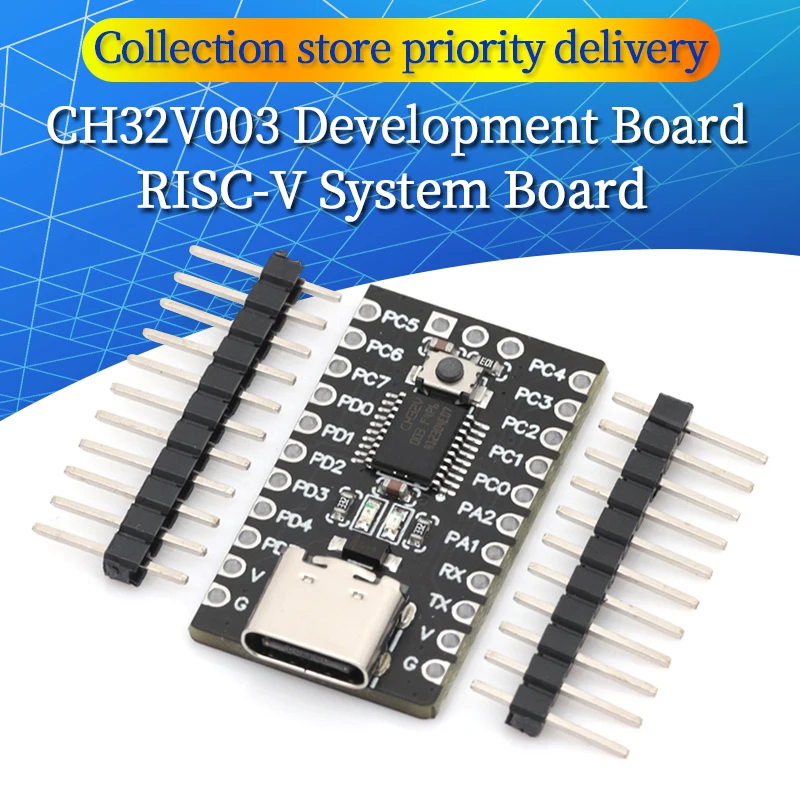 CH32V003 مجلس التنمية الحد الأدنى لوحة النظام الأساسية مجلس RISC-V CH32V003F4P6 وحدة متحكم صغير