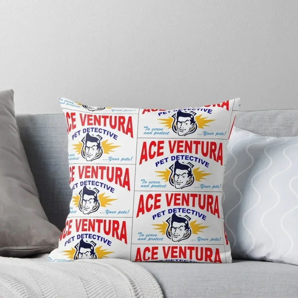 

Ace Ventura Business Card Throw Pillow Sofas Covers Decorative Cushions Bed pillowcases pillow