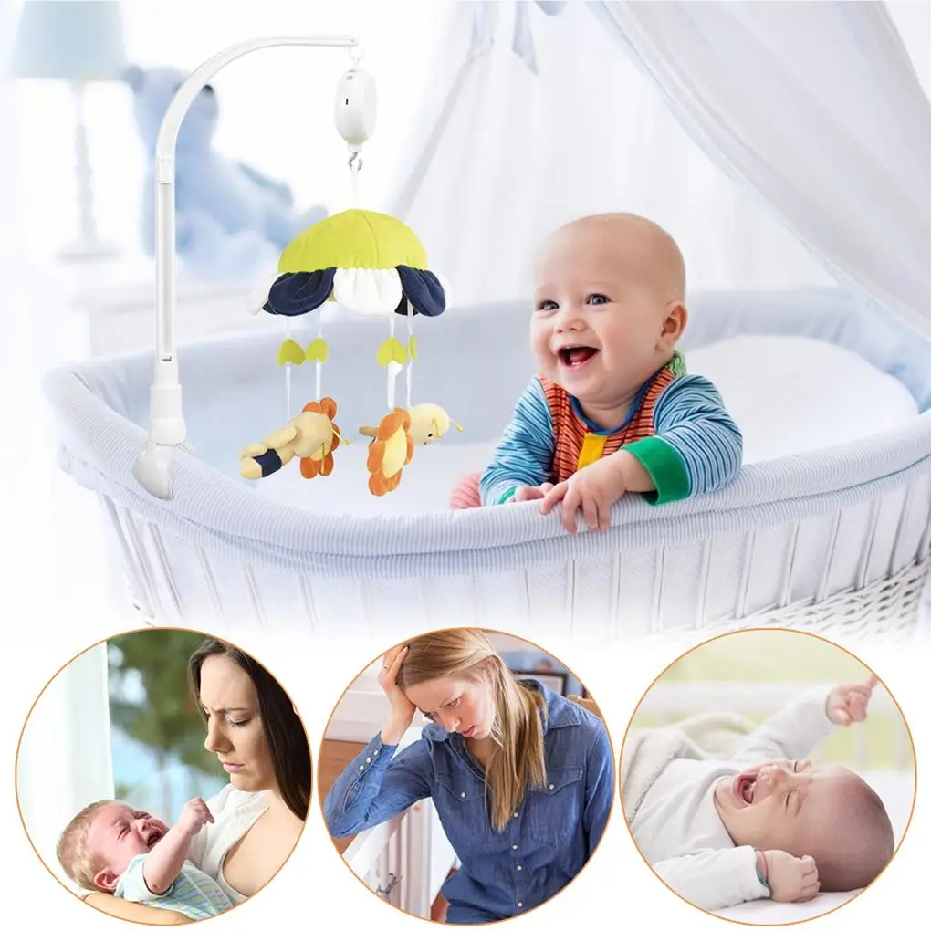 Hochet suspendu pour berceau de bébé, support de jouets, cloche de lit de bébé, porte-jouet, bricolage, supports à Clip rotatif, support de bras, lit Mobile pour bébé
