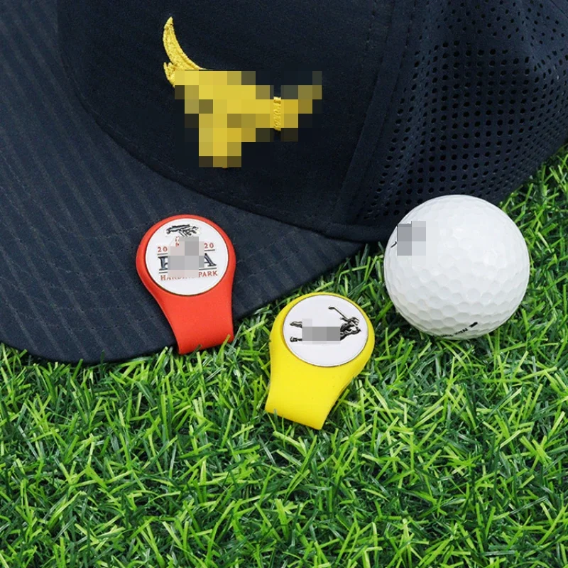 Silicone Golf Hat Clip Ball Marker Holder with Strong Magnetic Attach to Your Pocket Edge Belt Clothes Gift Golf Accessories New