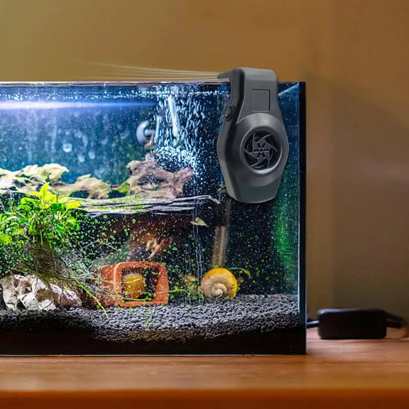 Ventilador de Acuario, Enfriador de tanque de peces, enfriamiento efectivo, Control de temperatura de bajo ruido