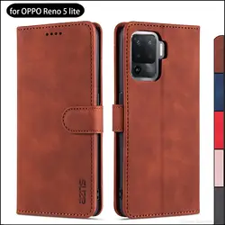 Card Holder Wallet Case for OPPO Reno 5 lite / Reno5 lite Pu Leather Case Flip Holster Phone Cover capa fundas Coque