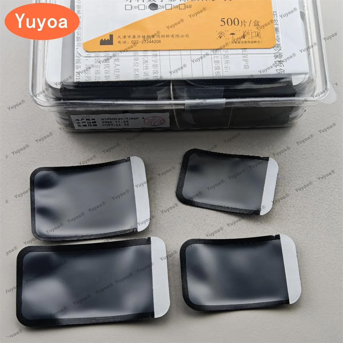 

1000pcs Disposable Dentist X-ray Film Barrier Envelopes 0# 1# 2# 3#Digital Scan Phosphor Plate Protective Pouch Cover Bags