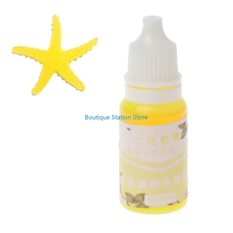 

Y55F AB Resin Coloring Liquid Epoxy Resin Dye for Paint Crafts 10ml / 0.35oz DIY