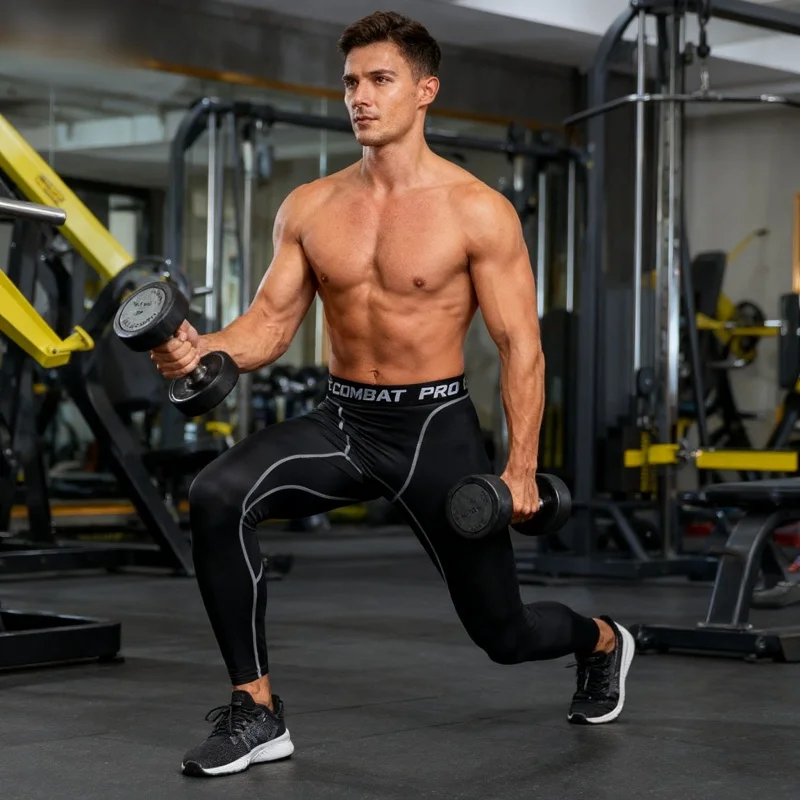 New Men's Compression Pants Male Tights Leggings For Running Training Sport Fitness Quick Dry Fit Joggings Workout Trousers