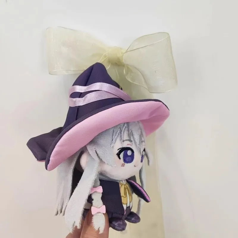 10cm Wandering Witch The Journey Of Elaina Pendant Plush Dolls Mini Soft Keychain Bag Elaina Toys Plusies Holiday Birthday Gift