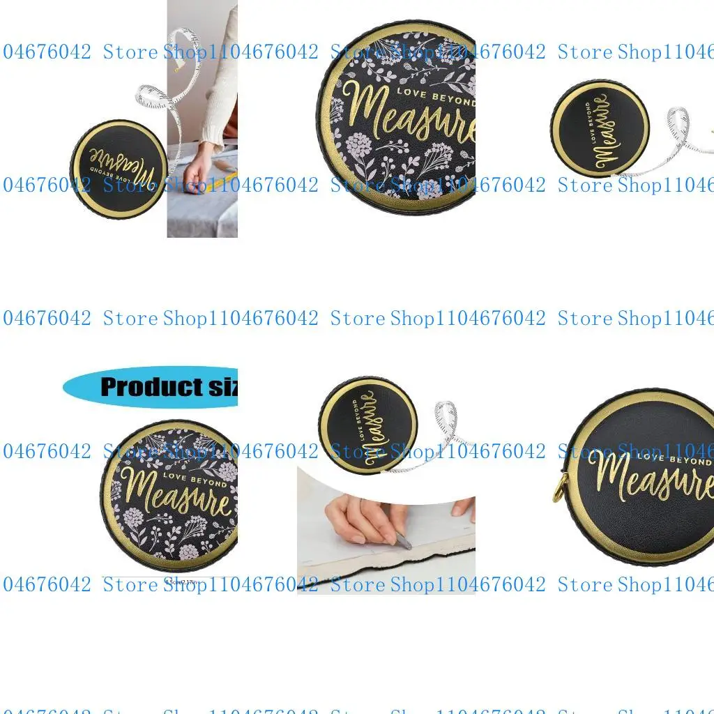 

5asd Elegant PU Leather Tape Measure Precise & User Friendly Measuring Tape Accurate measure for Fashion & Interior Designs