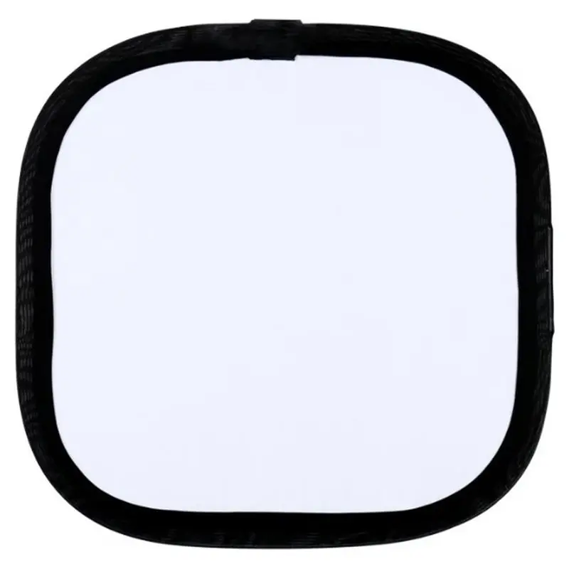 Homeshopping Foldable 60X60cm Double Face Two Sides Grey/White Balance Card Photography 18% Reflector Focus Board