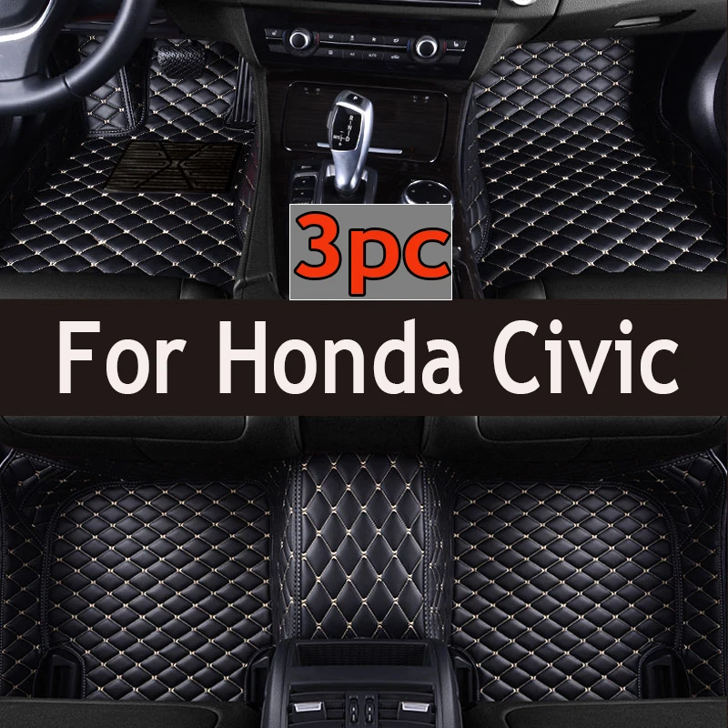 

Автомобильные коврики для Honda Civic 2015, 2014, 2013, 2012, кожаные коврики для украшения автомобиля, аксессуары, детали для стайлинга, защита, водонепроницаемый