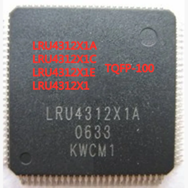 1PCS/LOT LRU4312X1A LRU4312X1C LRU4312X1E LRU4312X1 TQFP-100 SMD LCD screen chip New In Stock GOOD Quality