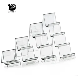 Wholesale 5pcs Clear Acrylic Jewelry Display Shelf Mobile Display Wallet Display Glasses Rack Multilayer Reveal Frame 7cm