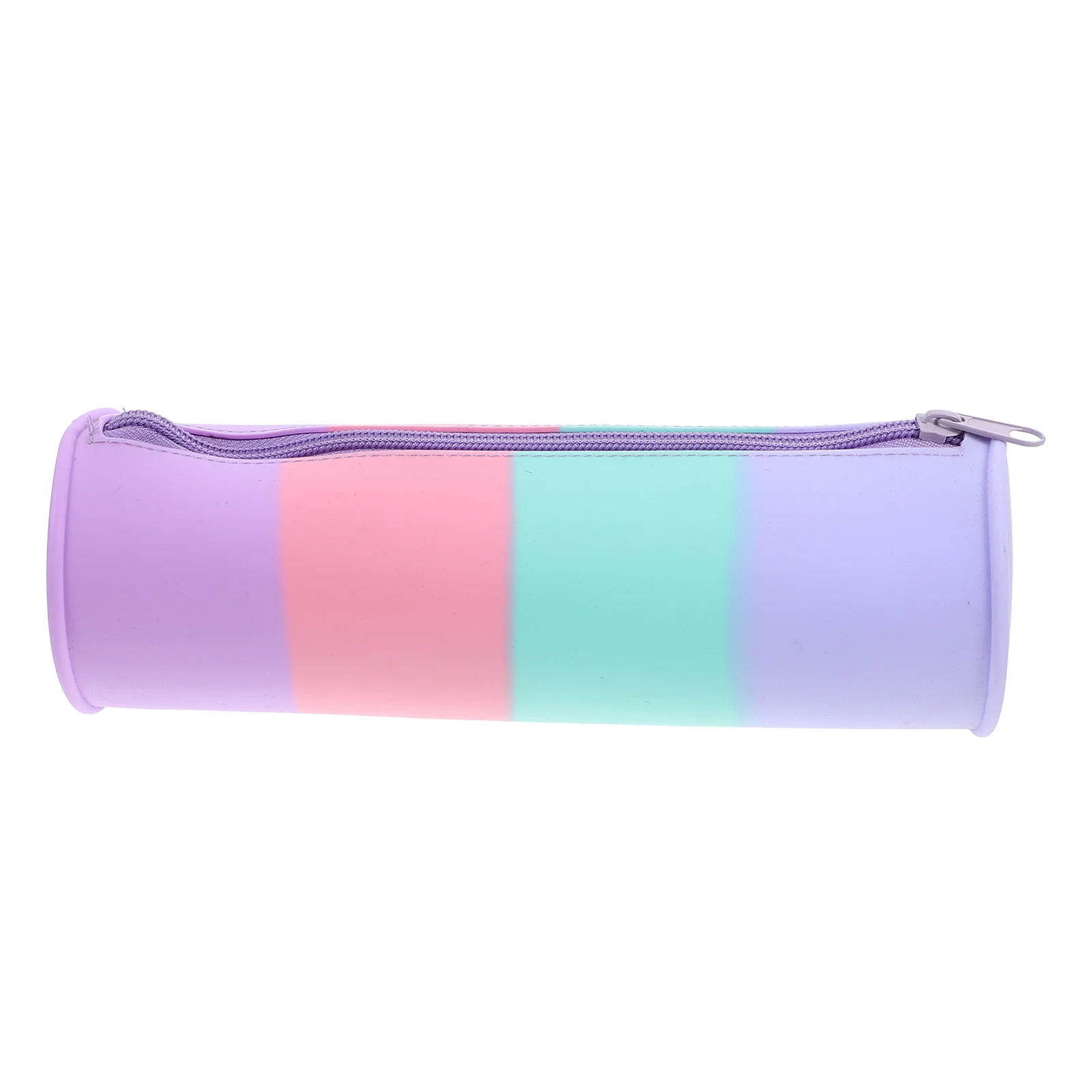 

Makeup Brush Bag Organizer Silicone Travel Holder Zipper Closure Small Portable Case for Daily Use