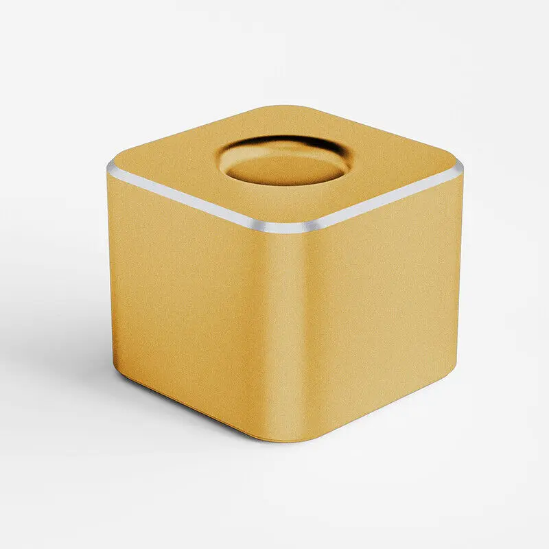 Portable Metal Pen Holder Pencil Shaver Toothbrush Bathroom Storage Rack Non-Slip Square Storage Case Learning Office Supplies