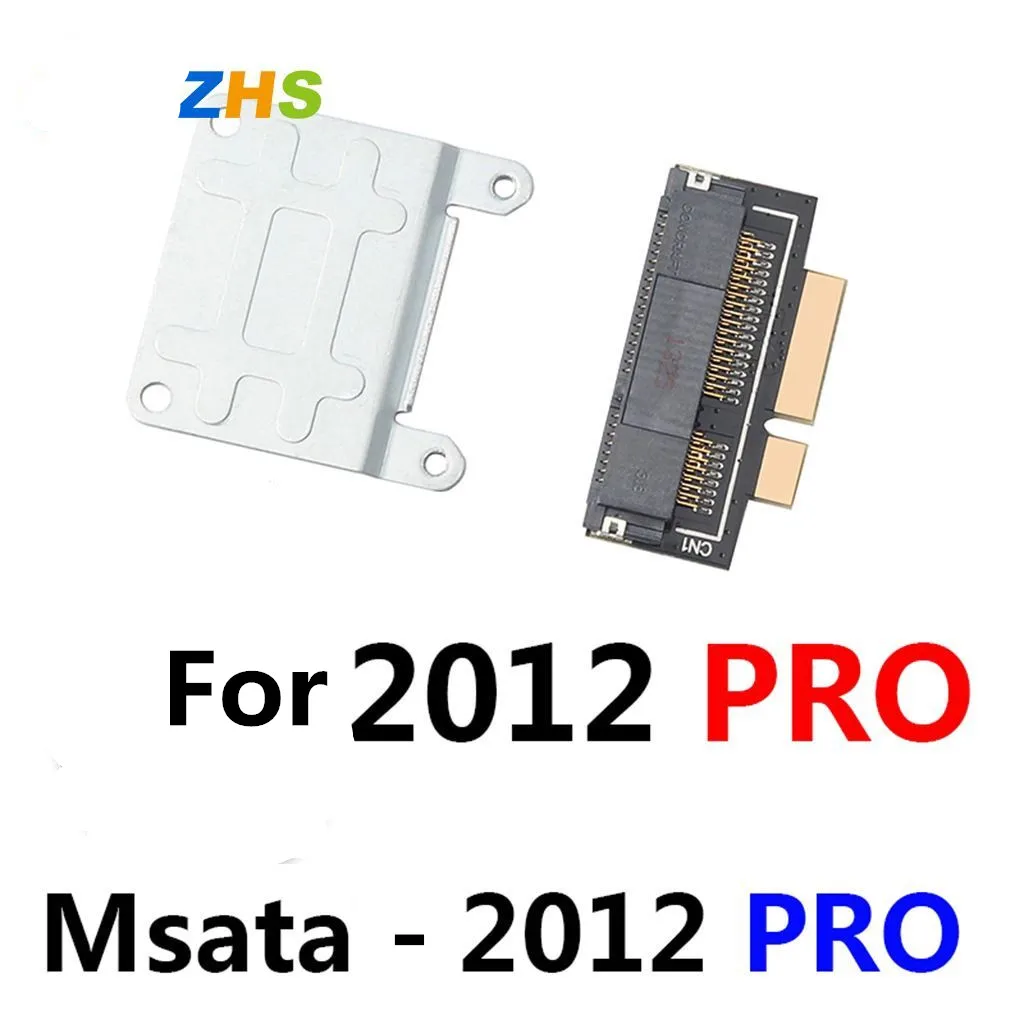 Nueva tarjeta adaptadora mSATA SSD a SATA 7 + 17 pines 2012 para MacBook Pro MC976 A1425 A1398 con deflector