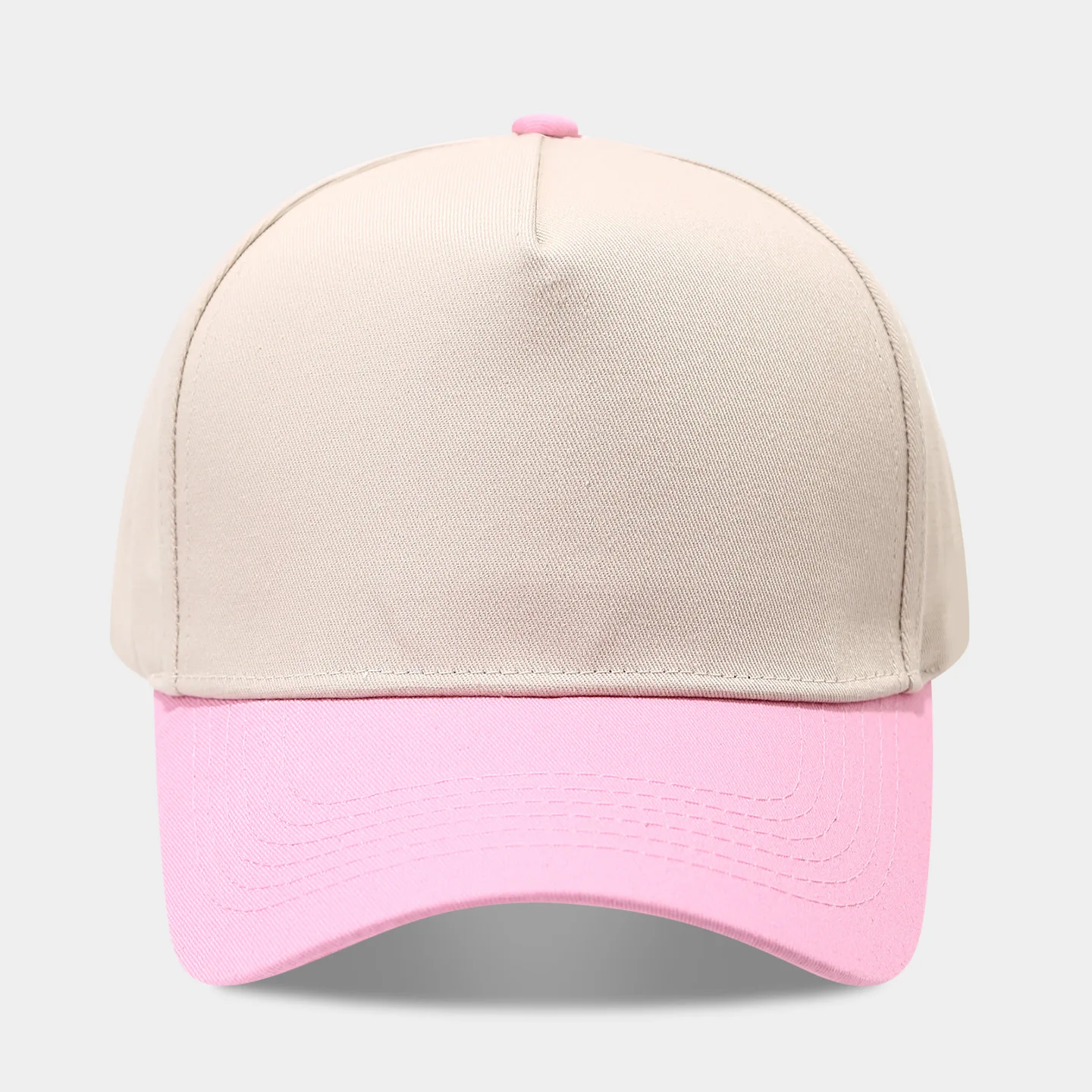 Neue farbblockierte Fünf-Panel-Baseballkappe für Damen, modischer und lässiger Sonnenhut für Herren, LKW-Fahrer-Kappe, trendig und vielseitig – Detail 16