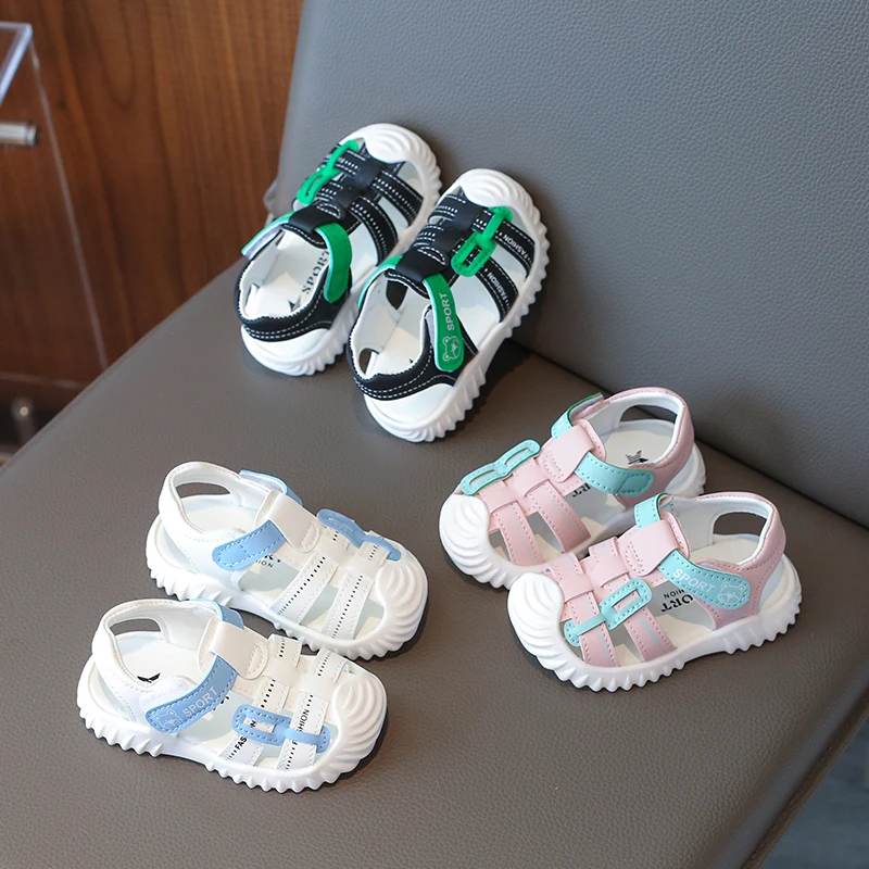 Skin-Friendly baby toddler sandals baby girl shoes kick proof boy shoes