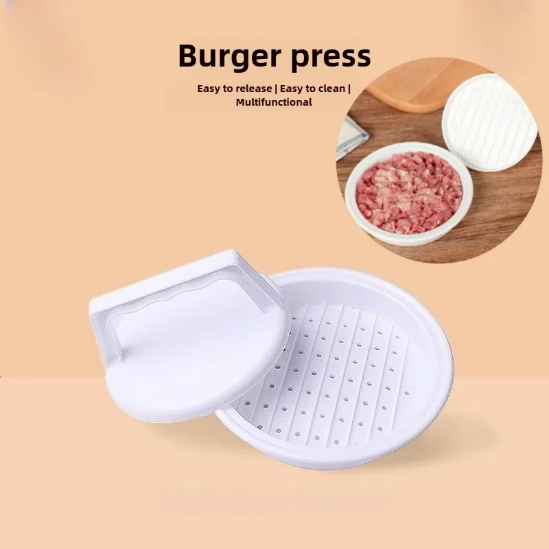 البلاستيك برغر الصحافة متعددة الاستخدام قالب اللحوم صانع باتي أداة المطبخ همبرغر الضغط رغيف اللحم عموم أدوات الطبخ #1