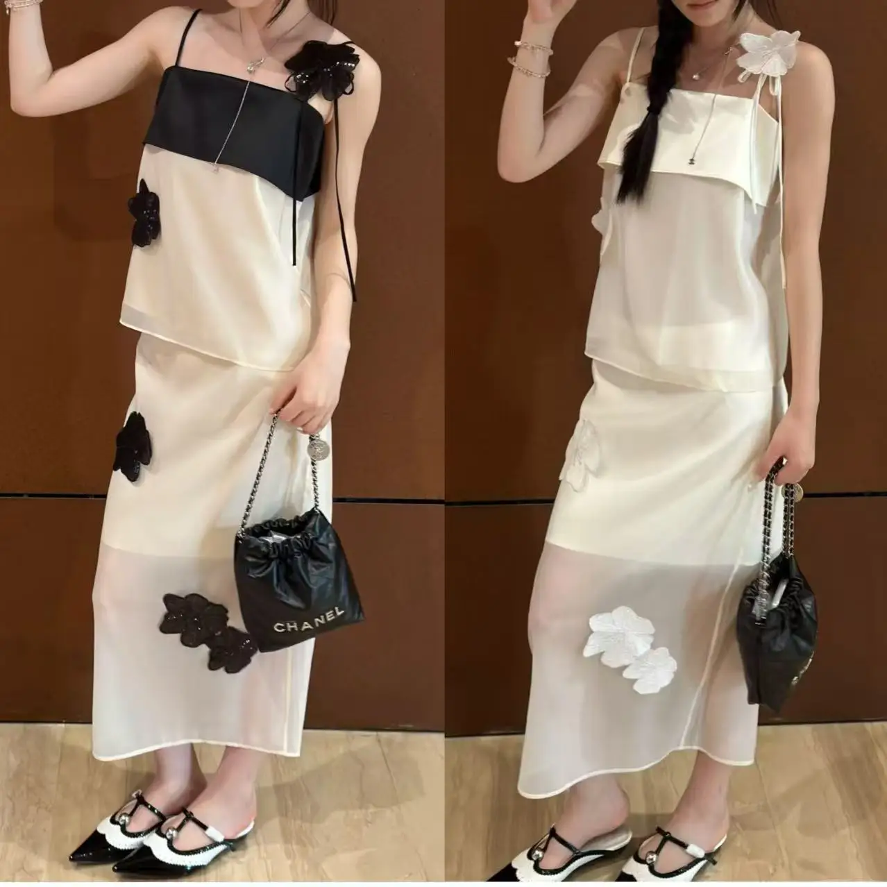 

Новая летняя юбка Ele с высокой талией, облегающая, с вышивкой в стиле оджис, контрастными цветами и цветочным узором